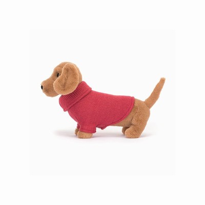 Jellycat Sweater Sausage Hond | LD0698234